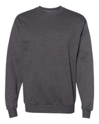 Hanes P160 - Unisex EcoSmart® Crewneck Sweatshirt — Charcoal Heather (flat)