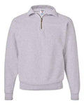 JERZEES 4528MR - Unisex Super Sweats NuBlend® Quarter-Zip Cadet Collar Sweatshirt