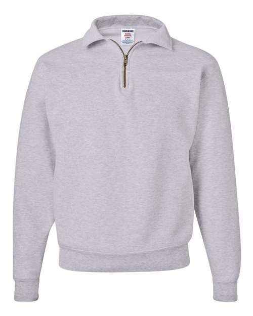 JERZEES 4528MR - Unisex Super Sweats NuBlend® Quarter-Zip Cadet Collar Sweatshirt
