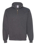 JERZEES 4528MR - Unisex Super Sweats NuBlend® Quarter-Zip Cadet Collar Sweatshirt JERZEES