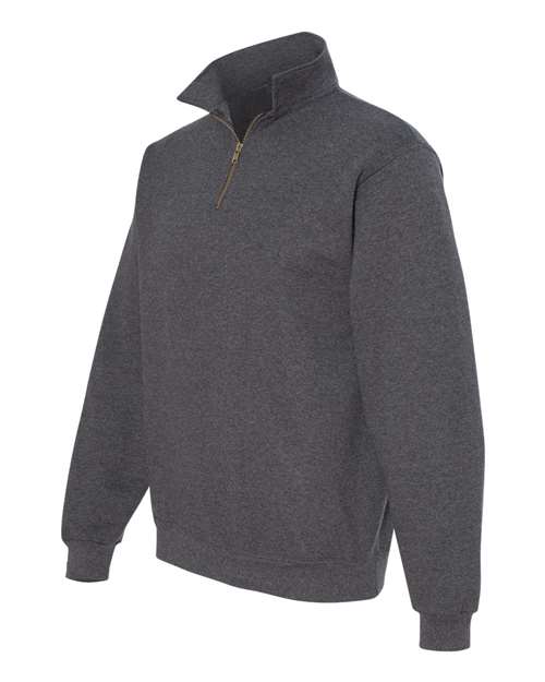 JERZEES 4528MR - Unisex Super Sweats NuBlend® Quarter-Zip Cadet Collar Sweatshirt JERZEES