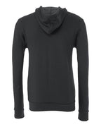BELLA + CANVAS 3739 - Unisex Sponge Fleece Full-Zip Hoodie Sweatshirt - Dark Grey