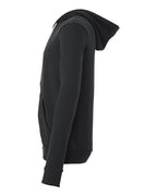 BELLA + CANVAS 3739 - Unisex Sponge Fleece Full-Zip Hoodie Sweatshirt - Dark Grey