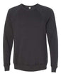 BELLA + CANVAS 3901 - Unisex Sponge Fleece Raglan Crewneck Sweatshirt - Dark Grey