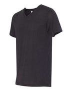BELLA + CANVAS 3415 - Unisex Triblend V-Neck Tee - Solid Black Triblend
