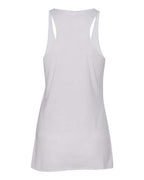 BELLA + CANVAS 8430 - Women's Triblend Racerback Tank - Solid White Triblend