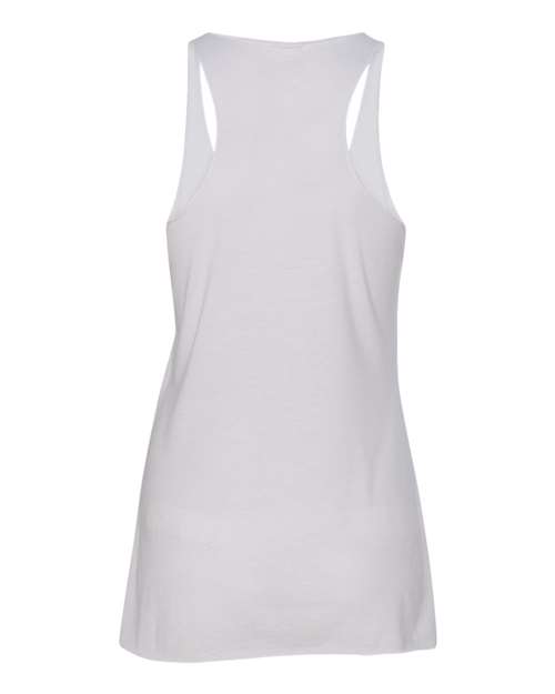 BELLA + CANVAS 8430 - Women's Triblend Racerback Tank - Solid White Triblend