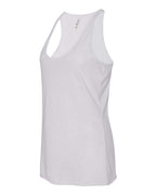BELLA + CANVAS 8430 - Women's Triblend Racerback Tank - Solid White Triblend