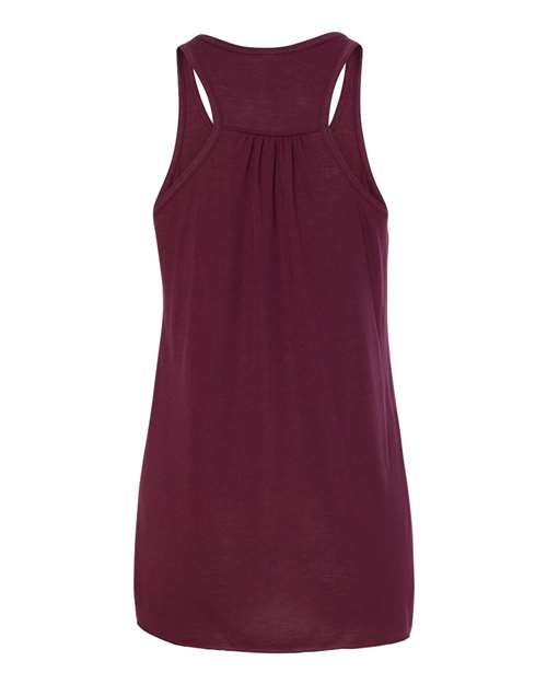 BELLA + CANVAS 8800 - Women's Flowy Racerback Tank - Maroon