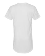 BELLA + CANVAS 3006 — Men's Long Body Urban Tee — White (flat)