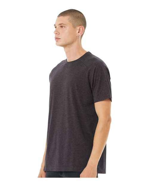 BELLA + CANVAS 3201 - Men's Heather CVC Raglan Tee