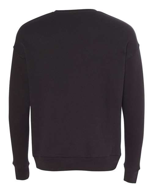 BELLA + CANVAS 3945 - Unisex Sponge Fleece Drop Shoulder Crewneck Sweatshirt - Black