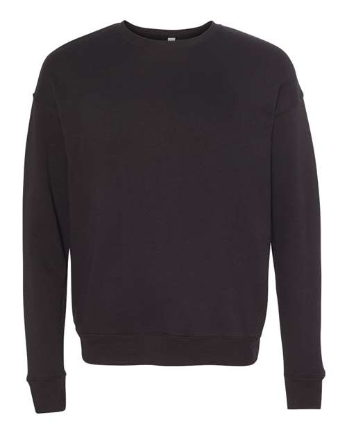 BELLA + CANVAS 3945 - Unisex Sponge Fleece Drop Shoulder Crewneck Sweatshirt - Black