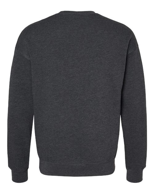 BELLA + CANVAS 3945 - Unisex Sponge Fleece Drop Shoulder Crewneck Sweatshirt - Dark Grey Heather