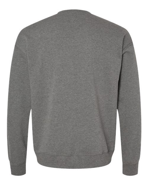 BELLA + CANVAS 3945 - Unisex Sponge Fleece Drop Shoulder Crewneck Sweatshirt - Deep Heather