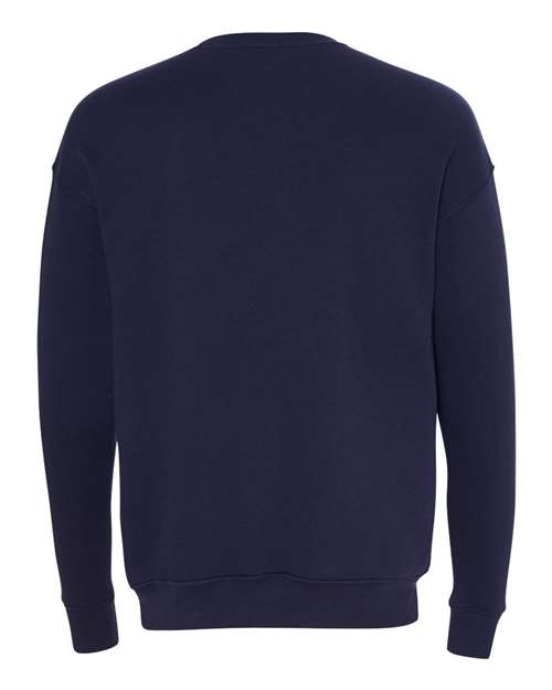 BELLA + CANVAS 3945 - Unisex Sponge Fleece Drop Shoulder Crewneck Sweatshirt - Navy