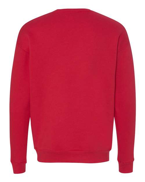 BELLA + CANVAS 3945 - Unisex Sponge Fleece Drop Shoulder Crewneck Sweatshirt - Red