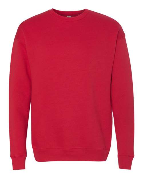 BELLA + CANVAS 3945 - Unisex Sponge Fleece Drop Shoulder Crewneck Sweatshirt - Red