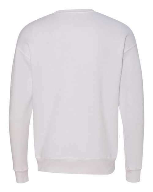 BELLA + CANVAS 3945 - Unisex Sponge Fleece Drop Shoulder Crewneck Sweatshirt - White