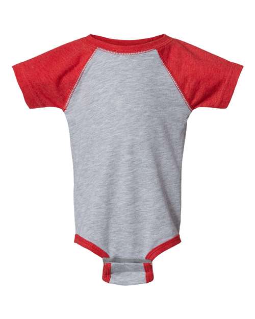 Rabbit Skins 4430 - Infant Baseball Fine Jersey Bodysuit