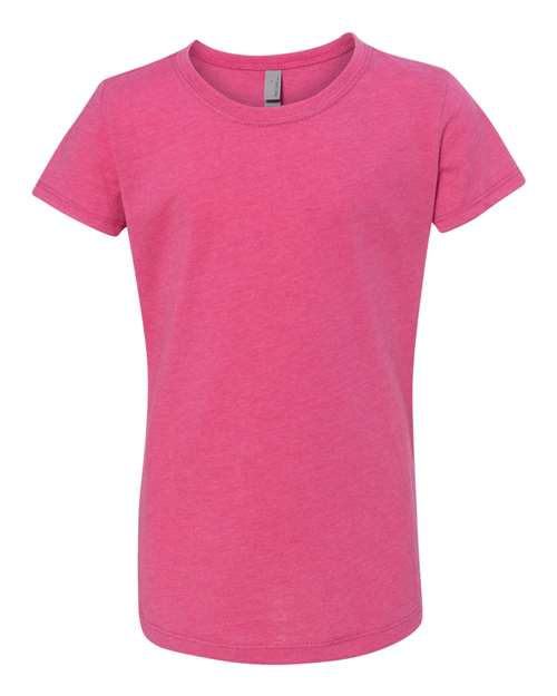 Next Level 3712 - Girls CVC Princess T-Shirt - Raspberry
