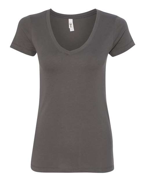 Next Level 1540 - Women's Ideal V-Neck T-Shirt - Dark Grey