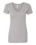 Next Level 1540 - Women's Ideal V-Neck T-Shirt - Heather Grey