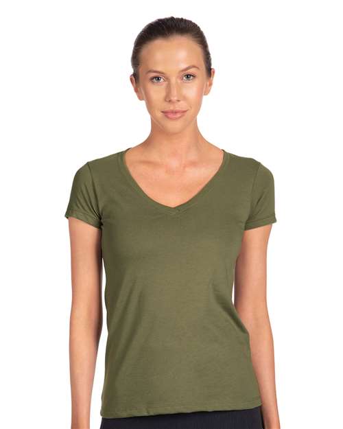 Next Level 1540 - Women's Ideal V-Neck T-Shirt - Military Green