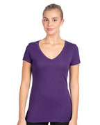 Next Level 1540 - Women's Ideal V-Neck T-Shirt - Purple Rush