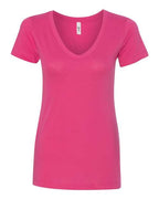 Next Level 1540 - Women's Ideal V-Neck T-Shirt - Raspberry