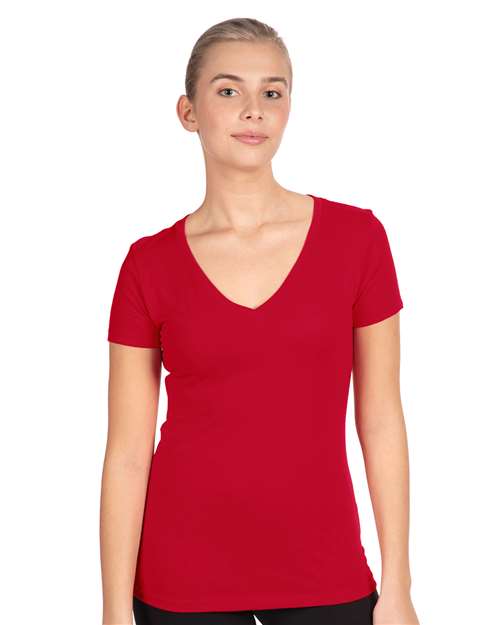 Next Level 1540 - Women's Ideal V-Neck T-Shirt - Red