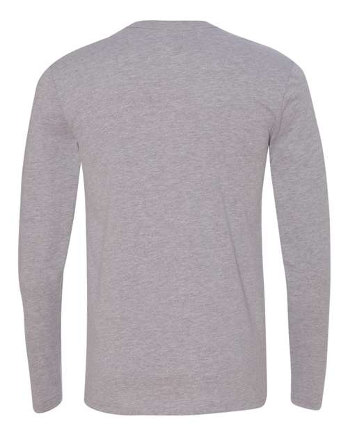 Next Level 3601 - Unisex Cotton Long Sleeve T-Shirt - Heather Grey