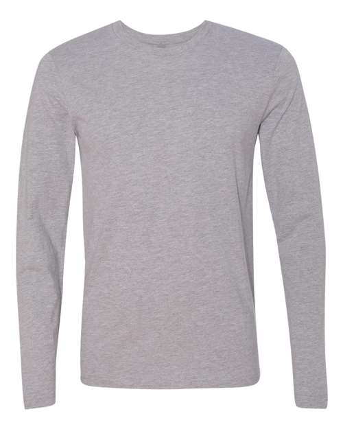 Next Level 3601 - Unisex Cotton Long Sleeve T-Shirt - Heather Grey