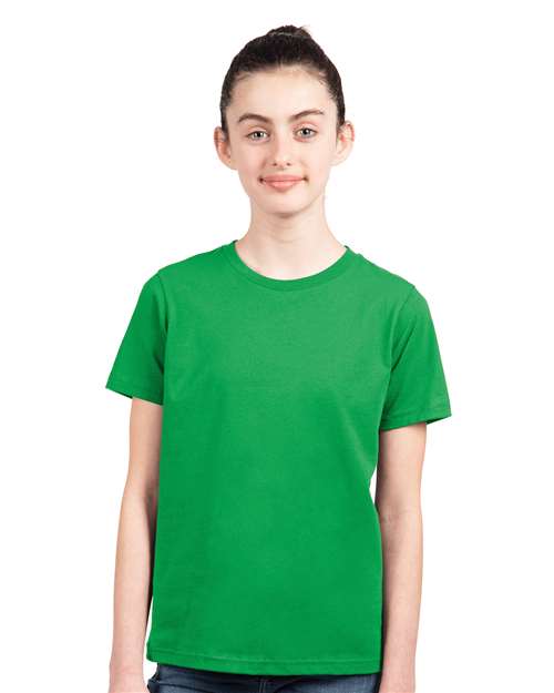 Next Level 3310 - Youth Cotton T-Shirt - Kelly Green