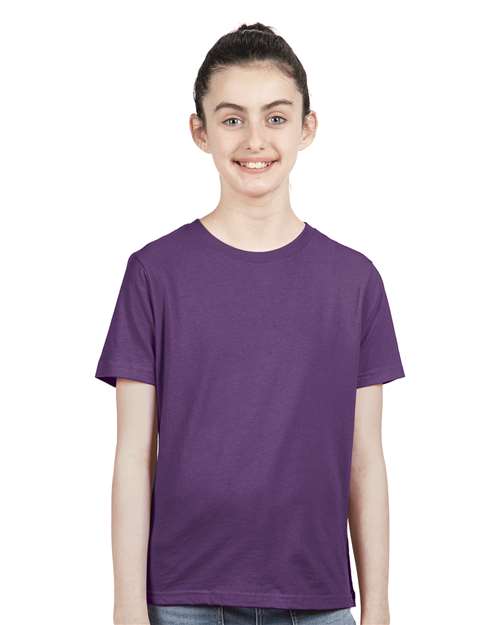 Next Level 3310 - Youth Cotton T-Shirt - Purple Rush