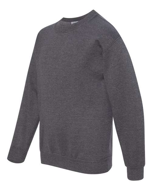 Gildan 18000B - Youth Heavy BlendTM Crewneck Sweatshirt - Dark Heather