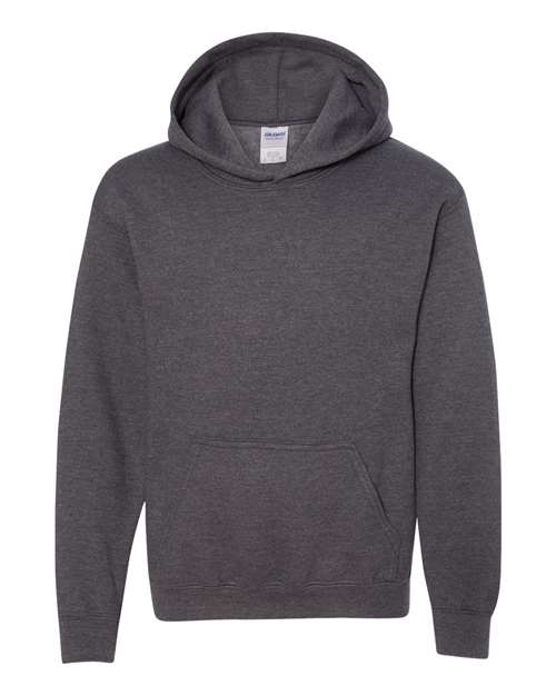Gildan 18500B - Youth Heavy BlendTM Hooded Sweatshirt - Dark Heather