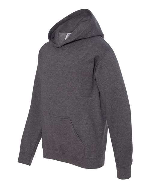 Gildan 18500B - Youth Heavy BlendTM Hooded Sweatshirt - Dark Heather