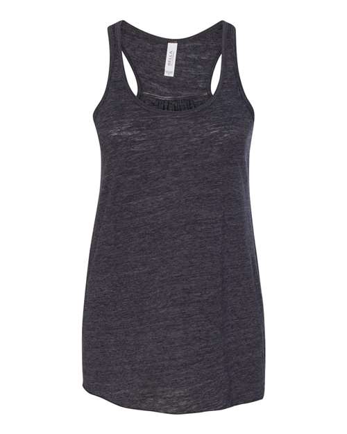 BELLA + CANVAS 8800 - Women's Flowy Racerback Tank - Charcoal Black Slub