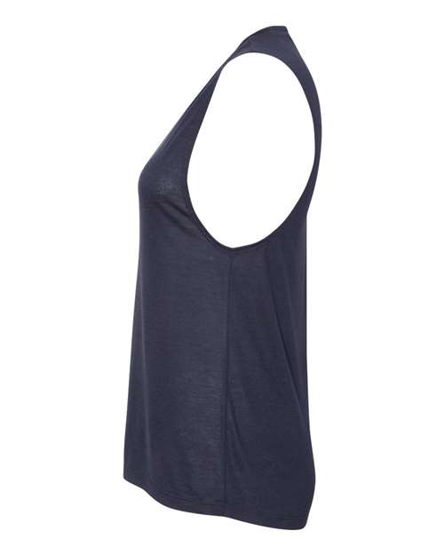 BELLA + CANVAS 8803 - Women's Flowy Scoop Muscle Tank - Midnight