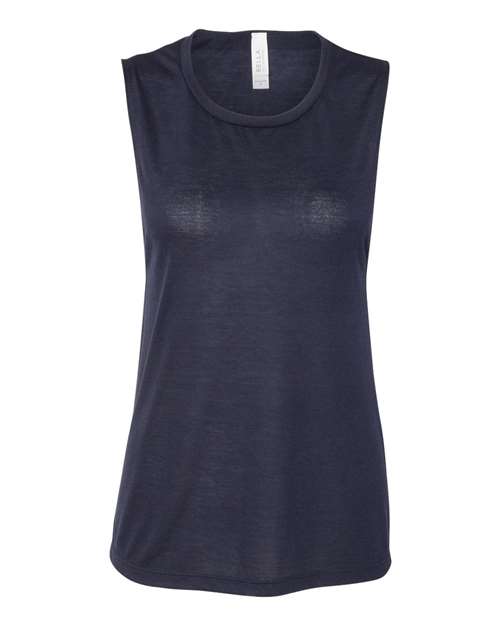 BELLA + CANVAS 8803 - Women's Flowy Scoop Muscle Tank - Midnight