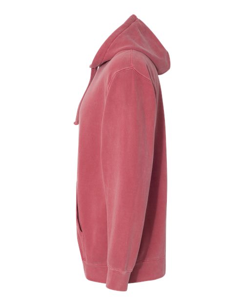 Comfort Colors 1567 - Unisex Garment-Dyed Hooded Sweatshirt - Crimson
