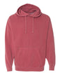 Comfort Colors 1567 - Unisex Garment-Dyed Hooded Sweatshirt - Crimson