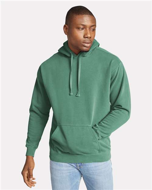 Comfort Colors 1567 - Unisex Garment-Dyed Hooded Sweatshirt - Light Green