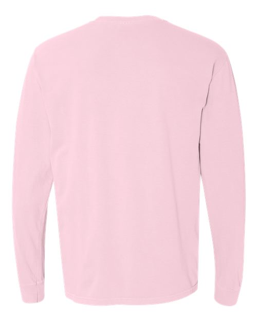 Comfort Colors 6014 - Unisex Garment-Dyed Heavyweight Long Sleeve T-Shirt - Blossom