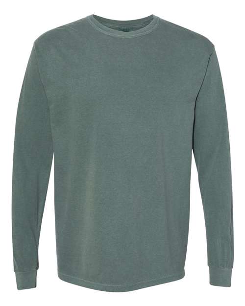 Comfort Colors 6014 - Unisex Garment-Dyed Heavyweight Long Sleeve T-Shirt - Blue Spruce
