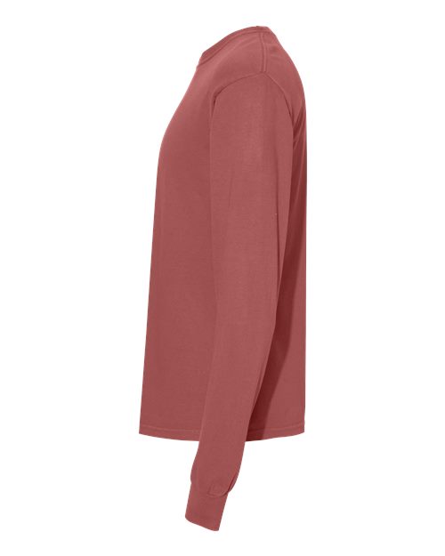 Comfort Colors 6014 - Unisex Garment-Dyed Heavyweight Long Sleeve T-Shirt - Brick