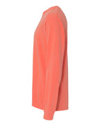 Comfort Colors 6014 - Unisex Garment-Dyed Heavyweight Long Sleeve T-Shirt - Bright Salmon