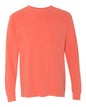 Comfort Colors 6014 - Unisex Garment-Dyed Heavyweight Long Sleeve T-Shirt - Bright Salmon