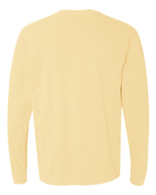 Comfort Colors 6014 - Unisex Garment-Dyed Heavyweight Long Sleeve T-Shirt - Butter